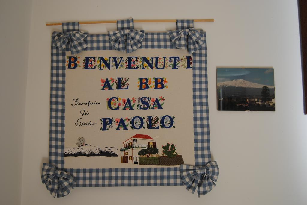 فوميفريدو دي سيشيليا B&B Casa Paolo المظهر الخارجي الصورة